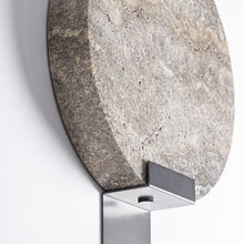 Carica l&#39;immagine nel visualizzatore di Gallery, Silver Travertine Wall Lamp