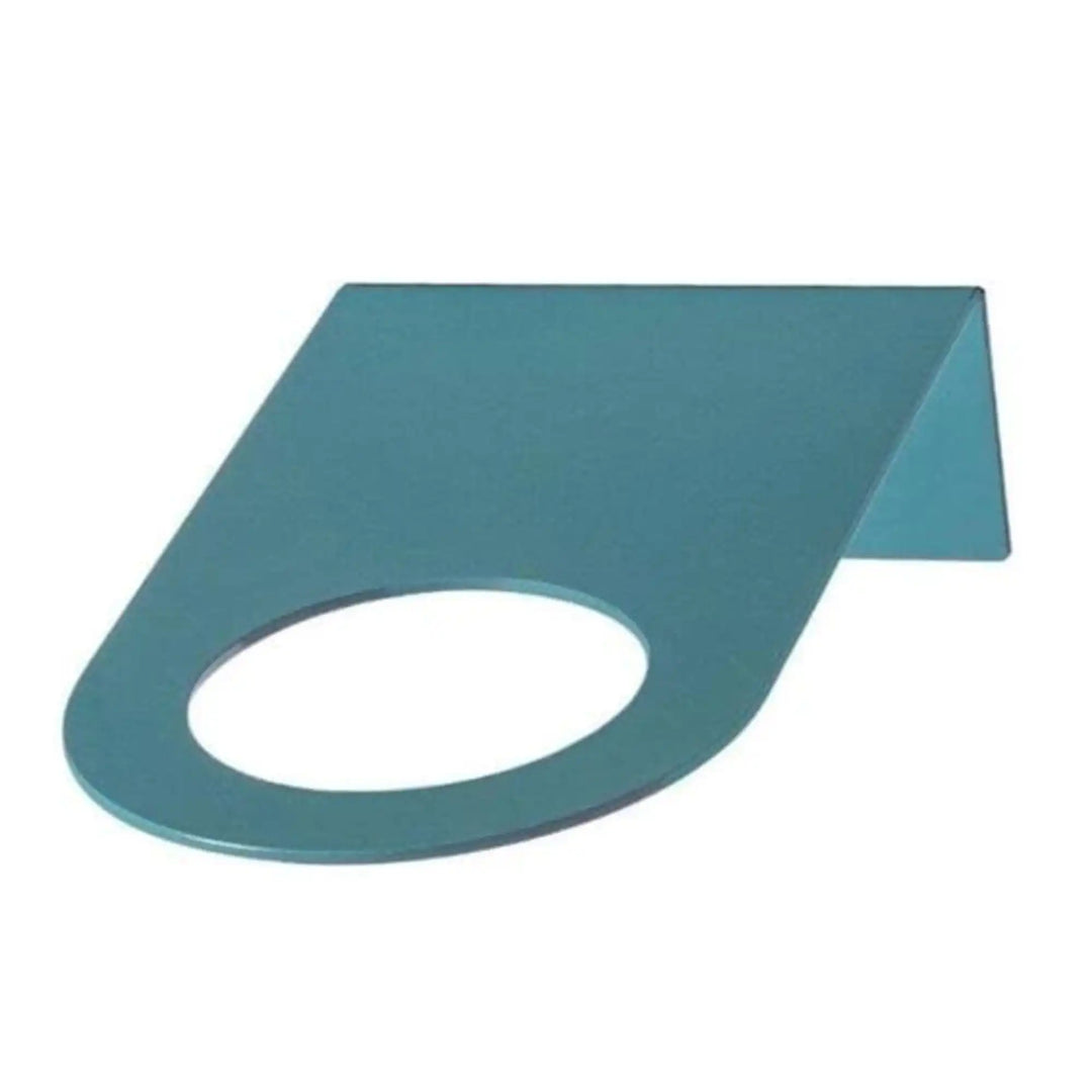 Small turquoise blue metal wall light