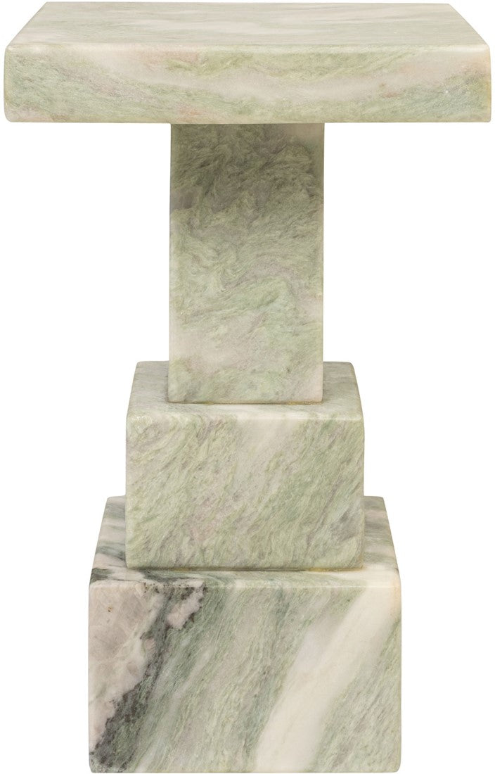 Indian Green Onyx Side Table