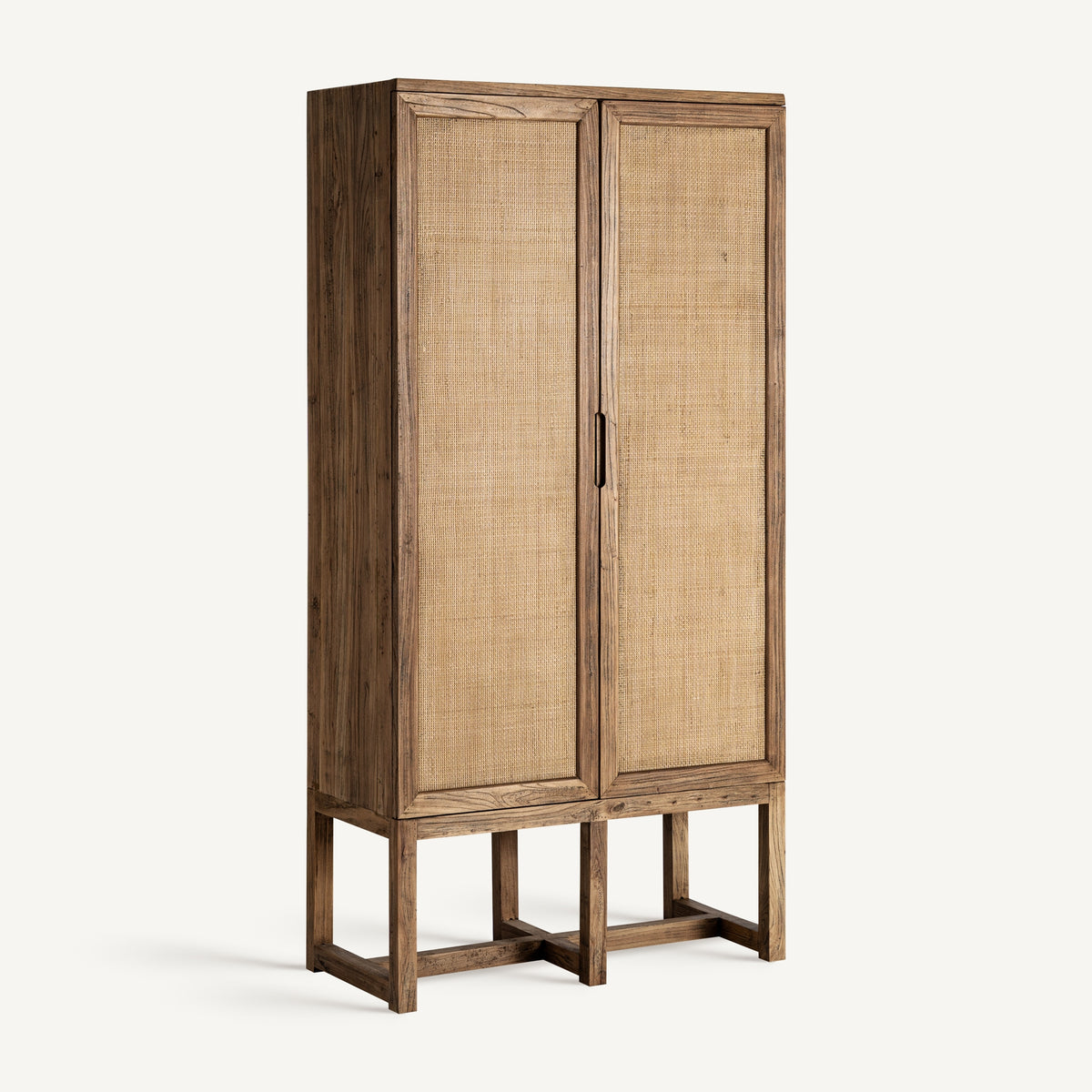 Byremo Brown Elm Wood Wardrobe 85x41x171 cm