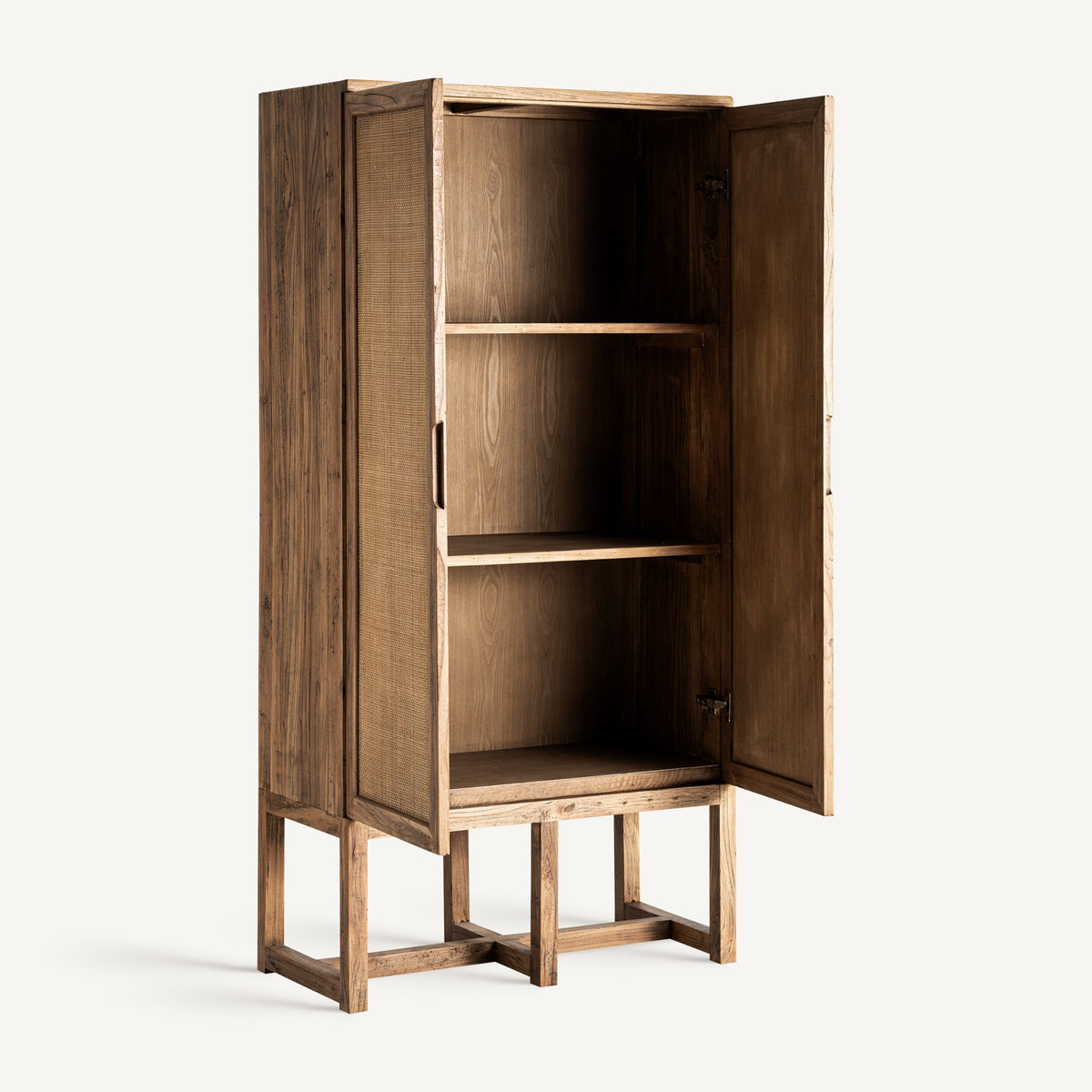 Byremo Brown Elm Wood Wardrobe 85x41x171 cm