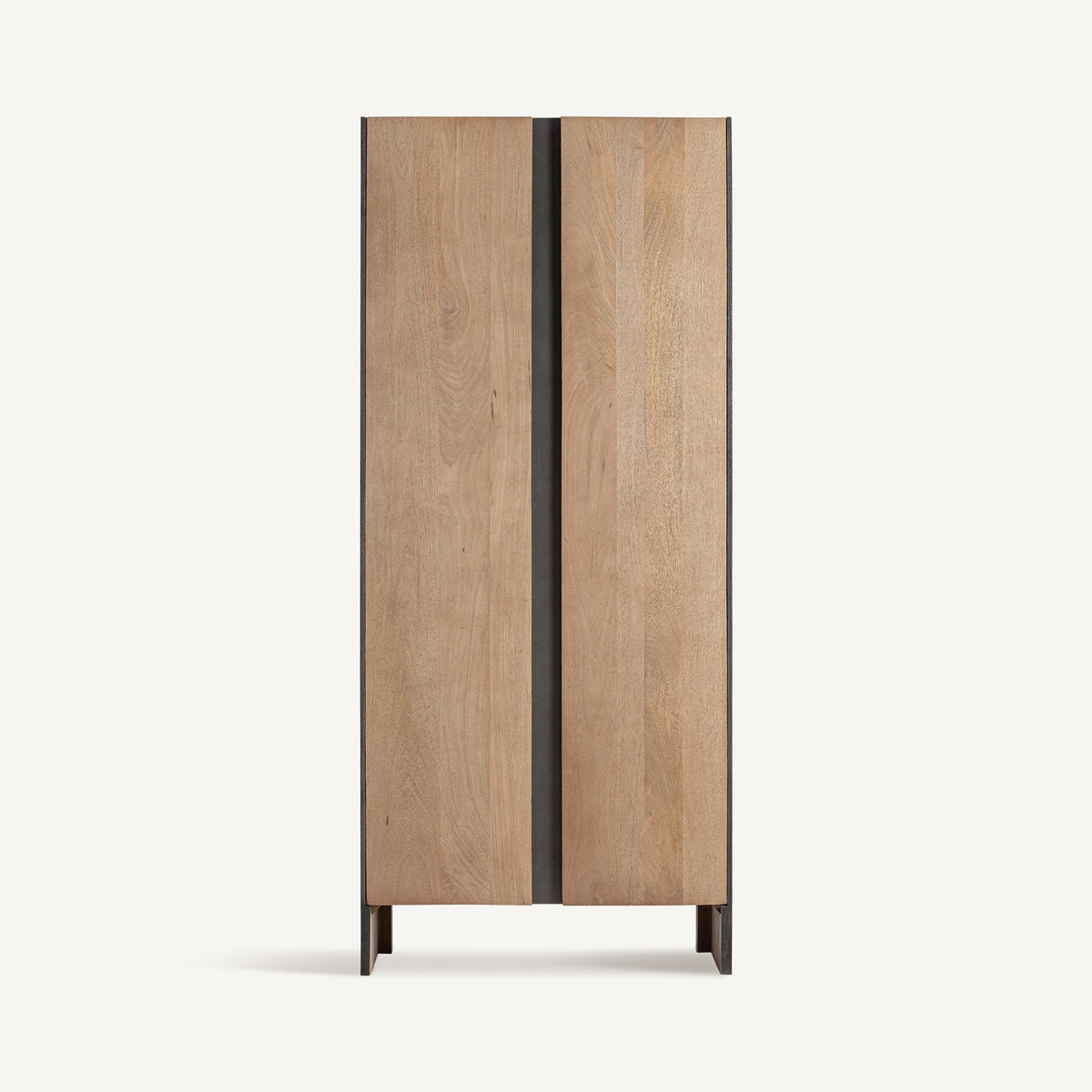 Killeany Brown Mango Wood Wardrobe 90x55x210 cm