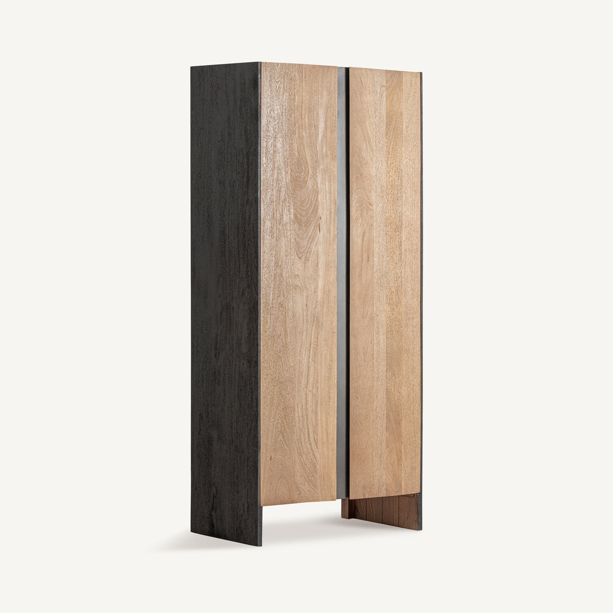 Killeany Brown Mango Wood Wardrobe 90x55x210 cm