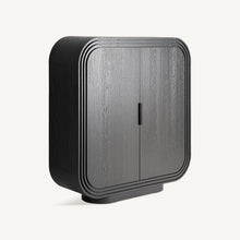 Charger l&#39;image dans la galerie, Curve oak wardrobe