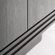 Charger l&#39;image dans la galerie, Curve oak wardrobe