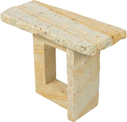Sandstone Green side table