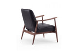 Aska Lounge Chair COM - Walnut