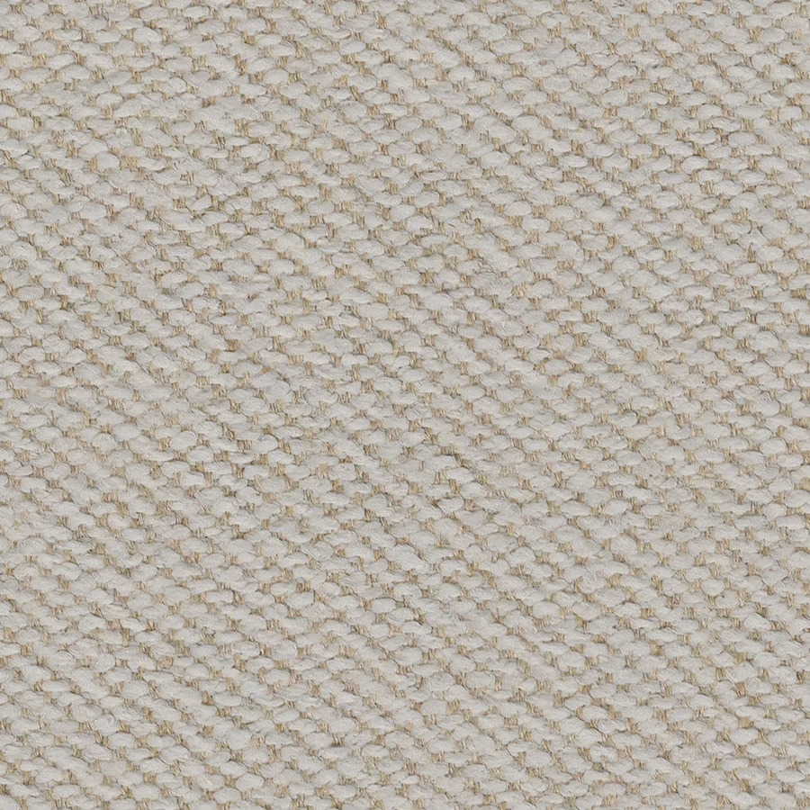 Mielo footstool Revi Bouclé & texture, Ivory