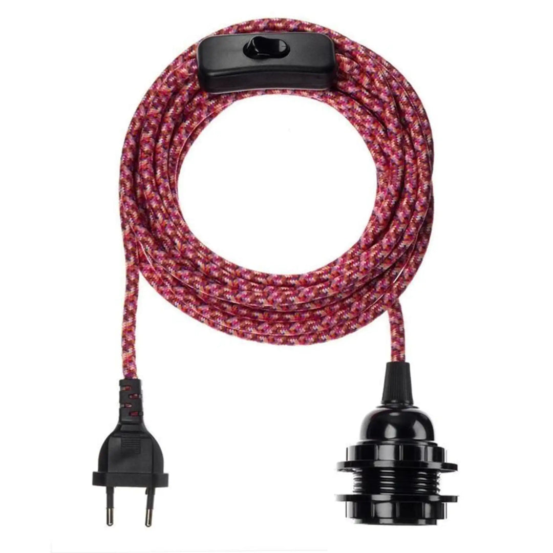 BALA enchanted red patterned cable light