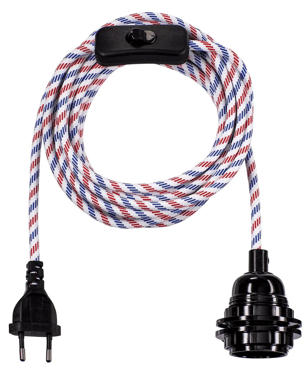 BALA blue white and red patterned cable light