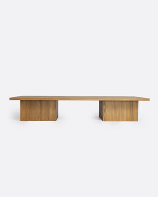 Coffee table in solid teak wood