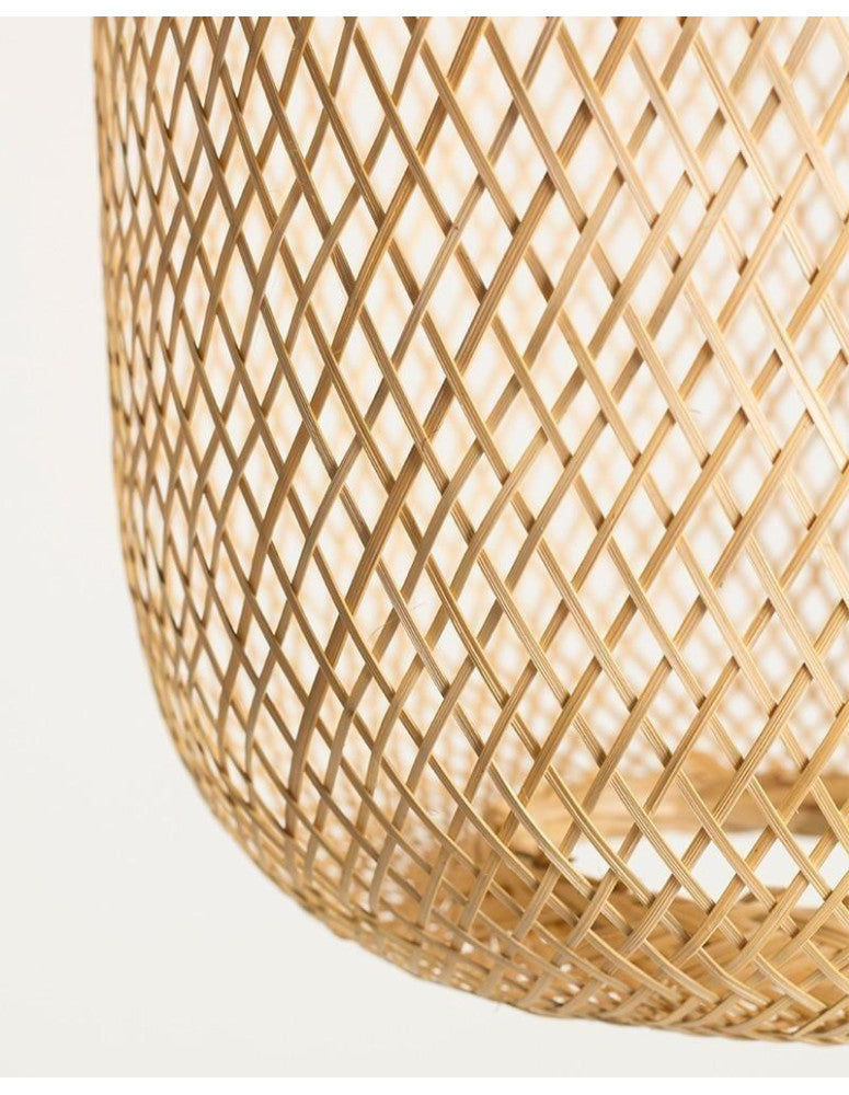 Bamboo pendant lamp large size Ø35xH60 cm