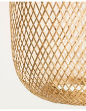 Cargar imagen en el visor de la galería, Bamboo pendant lamp large size Ø35xH60 cm