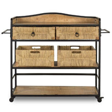 Carica l&#39;immagine nel visualizzatore di Gallery, Bar cart with wheels