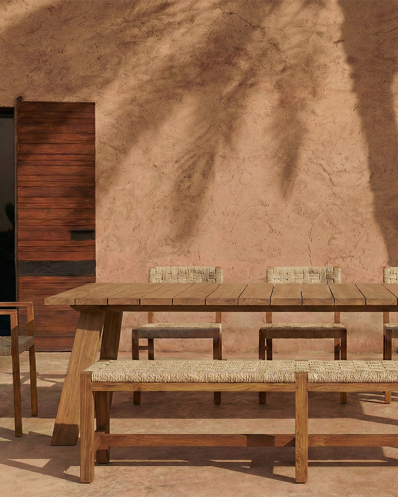 Outdoor dining table Teak