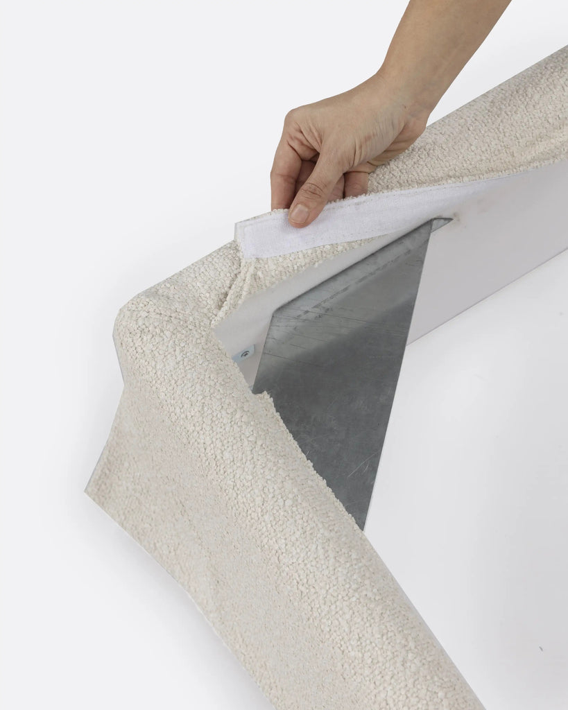 Beige Olefin Bed 160 x 200 cm