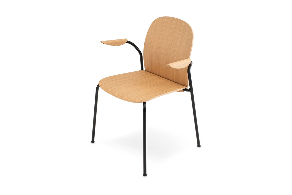 Book Armchair - Oak - Upholstered Seat