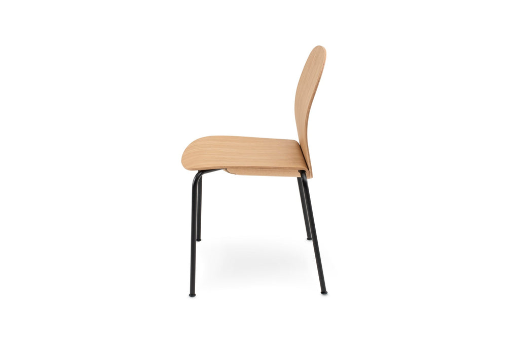 Book Side Chair - Oak - Veneer Seat