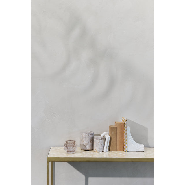 Ellia marble decoration23X10X1.5 cm, White