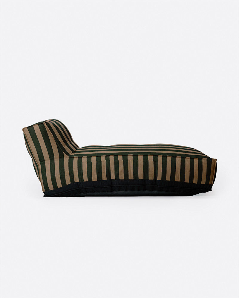 Outdoor XL chaise longue Dark Green