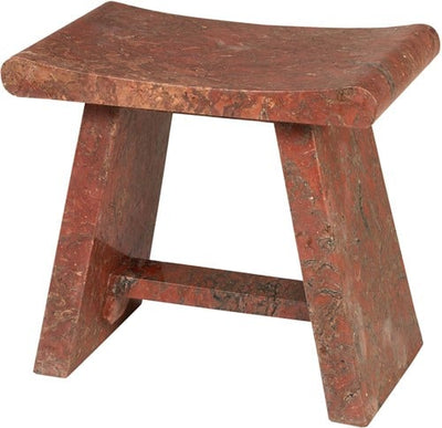 Java Rosso Marble side table