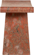 Load image into Gallery viewer, Java Rosso Marble side table