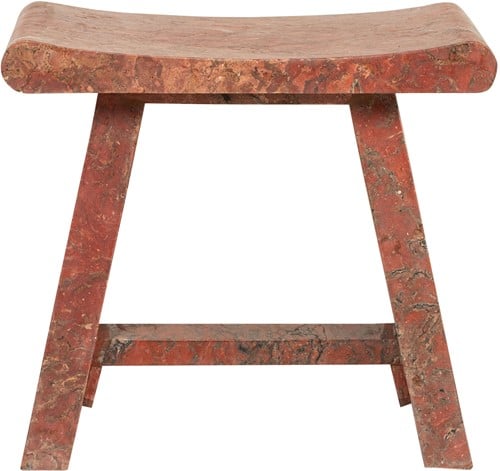 Java Rosso Marble side table