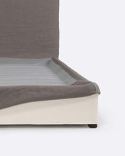 Load image into Gallery viewer, Taupe Linen Bed 180 x 200 cm