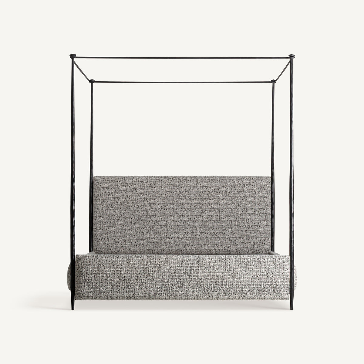 Canopy metal bed