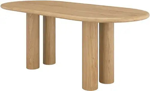 Oval Dining Table Solid Oak