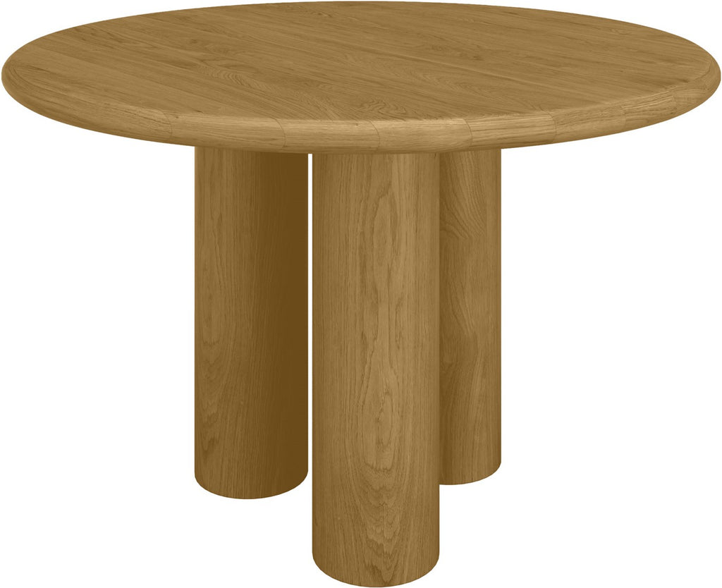 Round Dining Table Solid Oak