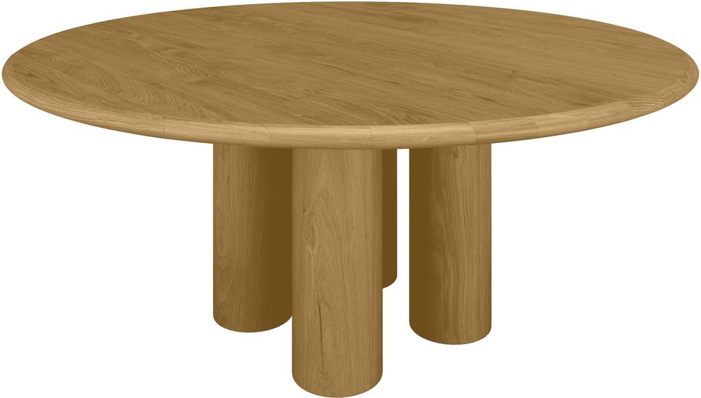 Round Dining Table Solid Oak