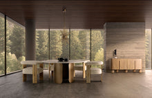 Cargar imagen en el visor de la galería, Marble black centerpiece s/2