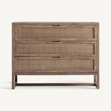 Cargar imagen en el visor de la galería, Elm wood chest of drawers