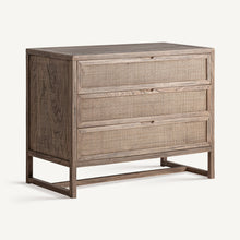 Cargar imagen en el visor de la galería, Elm wood chest of drawers