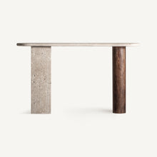 Cargar imagen en el visor de la galería, Travertine/Mango Console