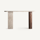 Travertine/Mango Console
