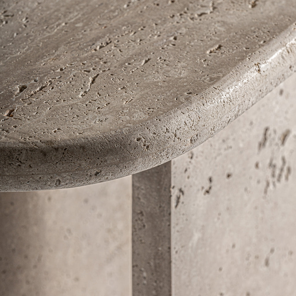 Travertine/Mango Console