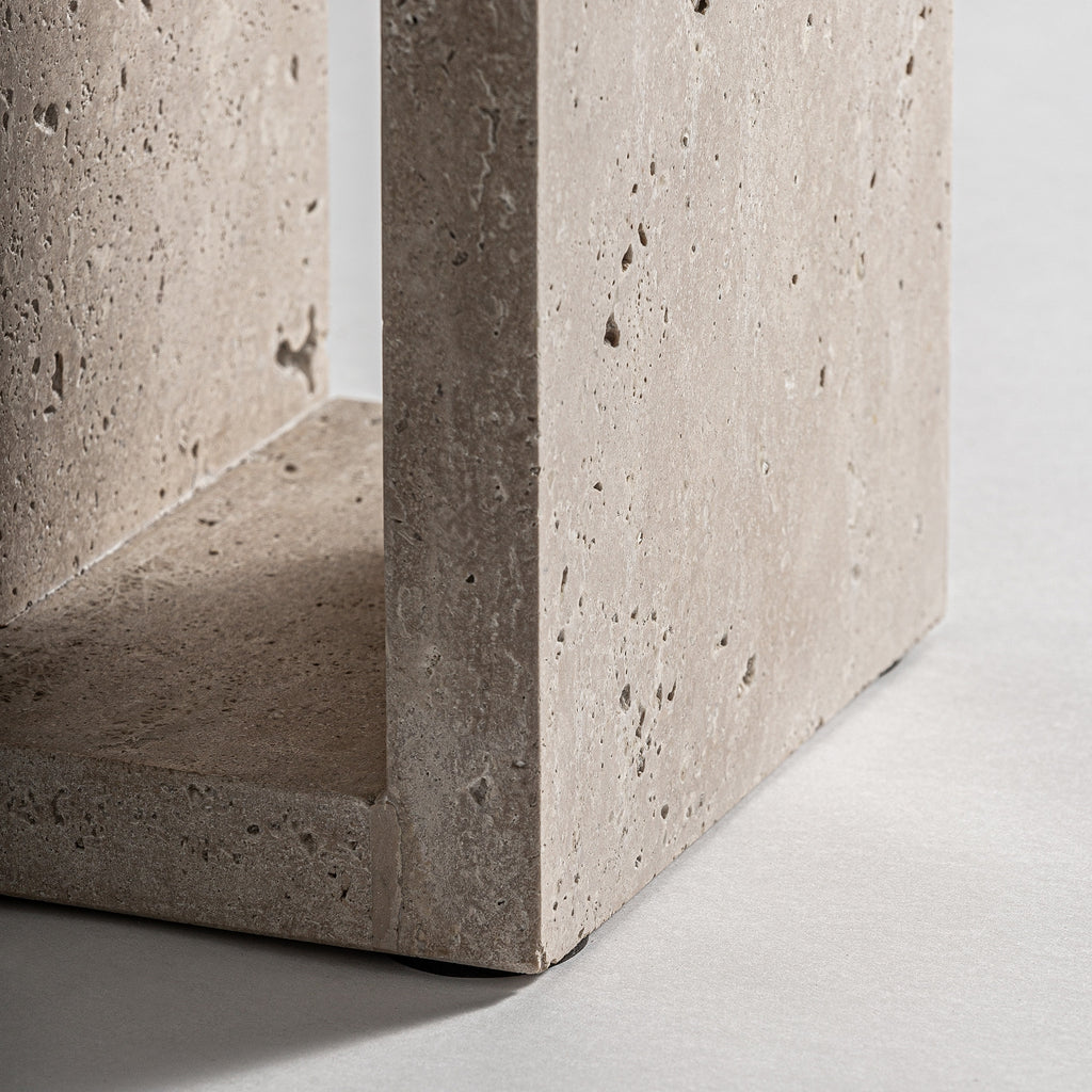 Travertine/Mango Console