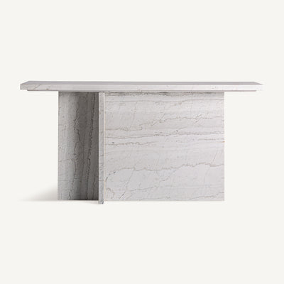 Off-white Marble Console