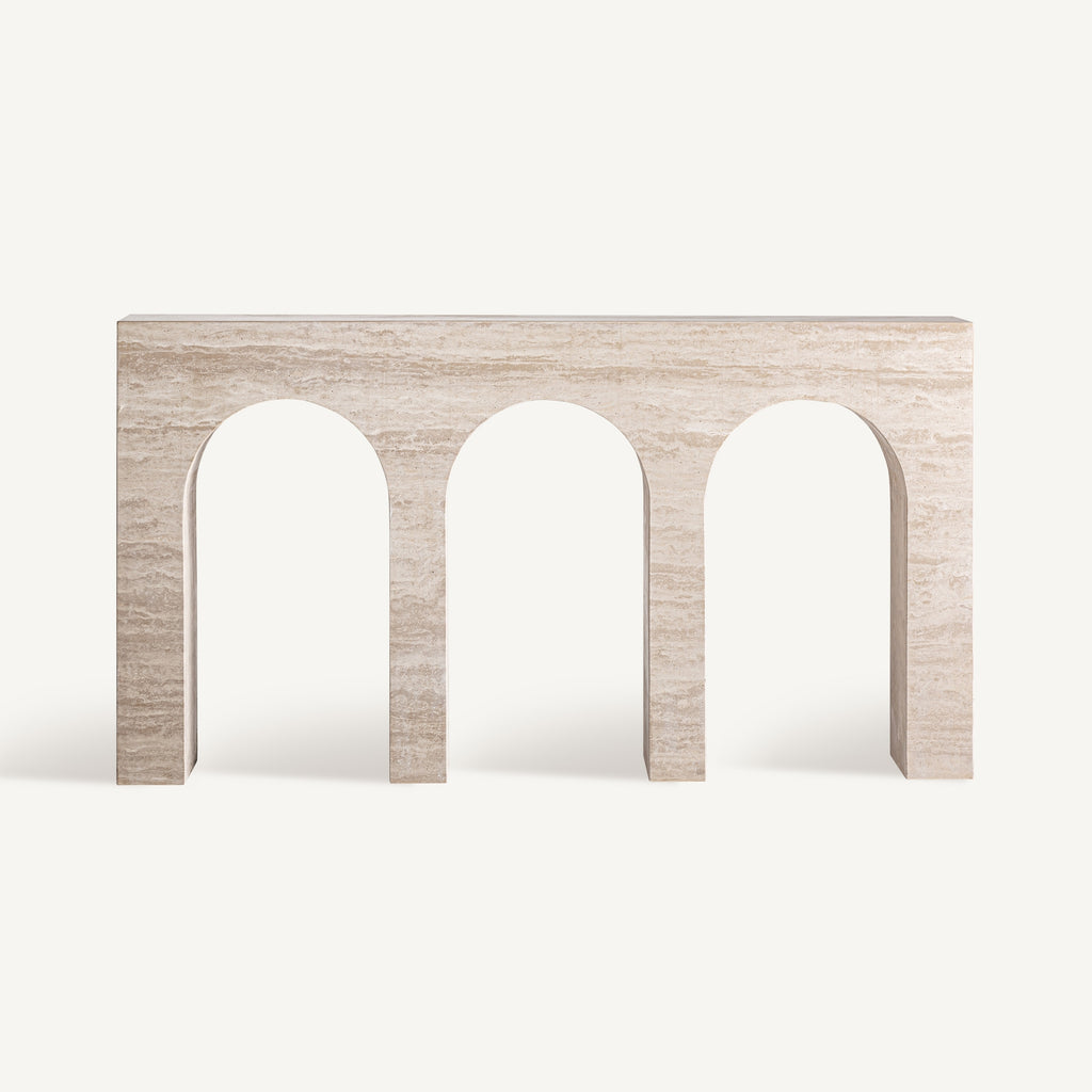 Travertine Marble Console