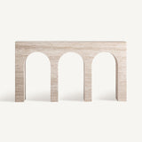 Travertine Marble Console