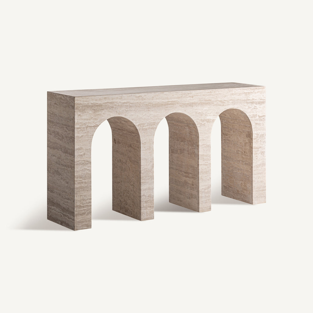 Travertine Marble Console