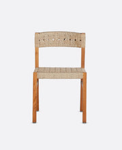 Laden Sie das Bild in den Galerie-Viewer, Natural teak outdoor chair w/o armrests