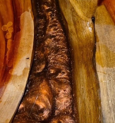 Copper and pine wood slap