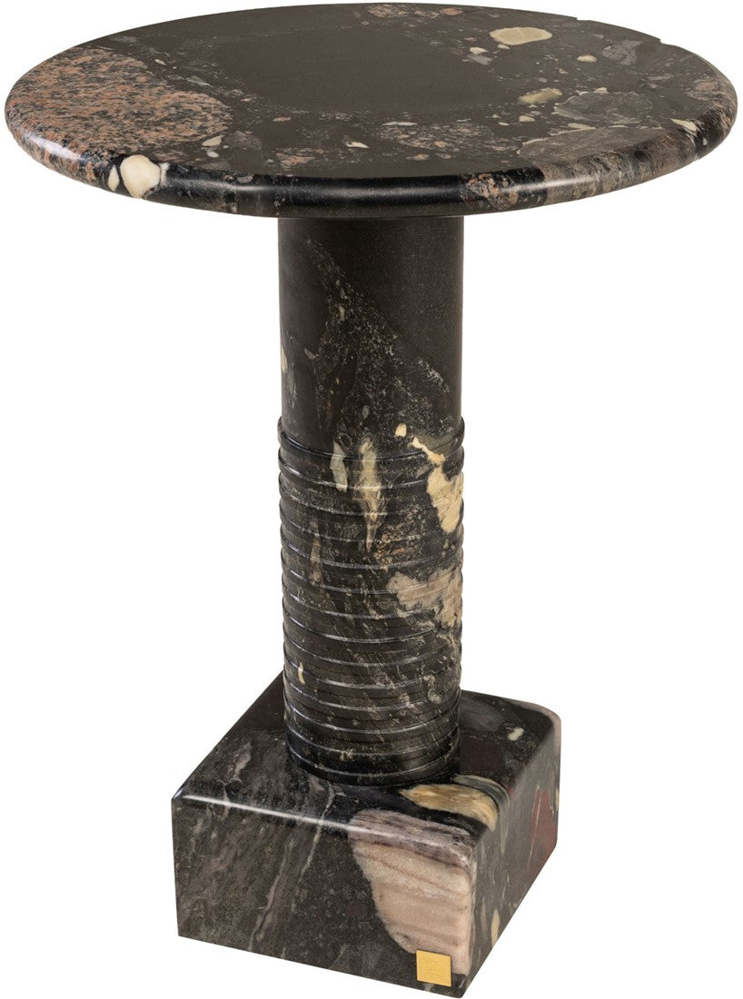 Norvigo Marble Marble Side Table