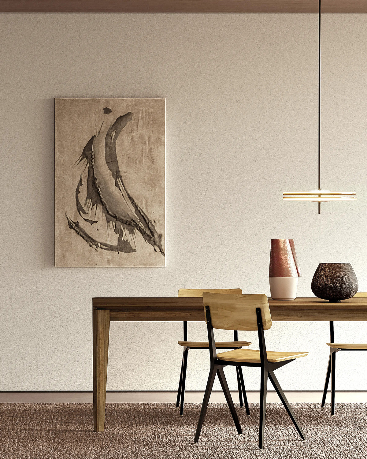Extendable dining table