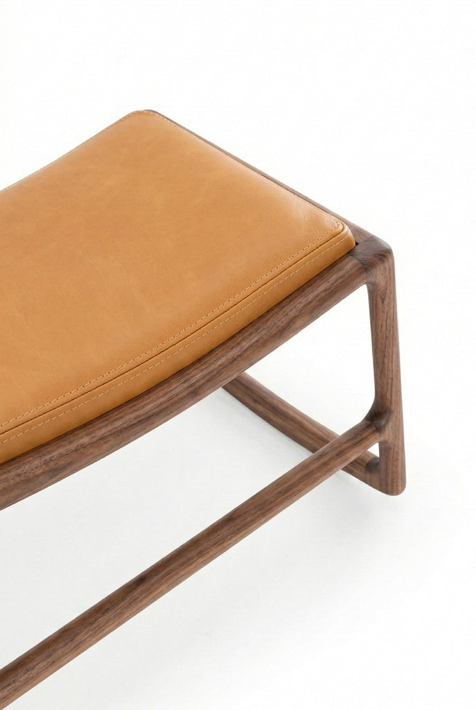 Dedo Footstool COM - Walnut