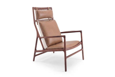 Dedo Lounge Chair COM - Walnut