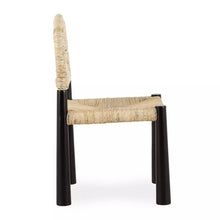 Charger l&#39;image dans la galerie, Abaca and Teak wood chair